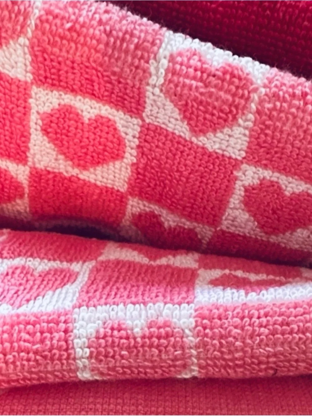 8 Pack Colorful  Heart Kitchen Towel Set By Member’s Mark NWT ❤️🤍🩷